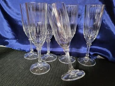 swarovski case za vino cena: Case nove za vino Luminarc Francuska 80te. Cese,sve na njima odsjaj — 11