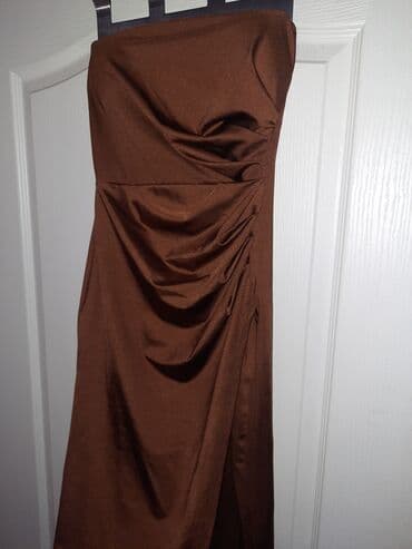 h m haljine za devojcice: M (EU 38), color - Brown, Cocktail, Without sleeves — 1