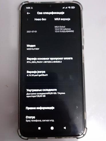 digitalna antena za tv: Xiaomi Redmi 9T (model M2010J19SY) - Ekran sa “waterdrop” notch — 3