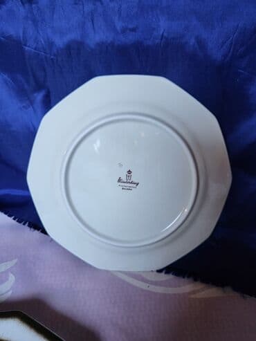 komplet tanjira: Tanjiri Kirchenlamitz porcelan Bavaria 1950g+. Tanjiri — 6