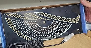 Auto delovi: LED dekor „Devil’s Eye / Eye Light” za vetrobran vozila - Svetleći — 4