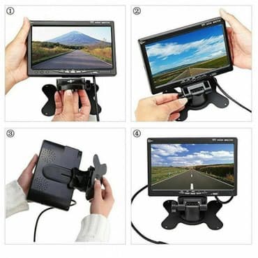 zastita od sunca za auto za decu: 7-inčni TFT LCD kolor HD ogledalo Monitor za rikverc kamere Gledanje — 6