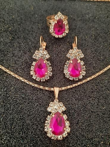 biserne ogrlice cena: Pozlaćen set. Prsten je podešavajući. Slanje poštom. - Postekspres - — 4