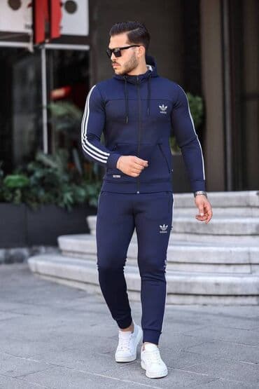 muške zimske jakne c a: Adidas muška trenerka komplet mokra likra Novo Mokra likra Veličine m — 7