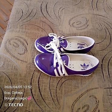 suknja i patike: Adidas ženske patike/baletanke – ljubičasto‑bele - Model: Adidas — 1