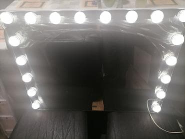 Satovi za kuću: Holivudsko stono ogledalo sa LED sijalicama + odvojivo povećavajuće — 8