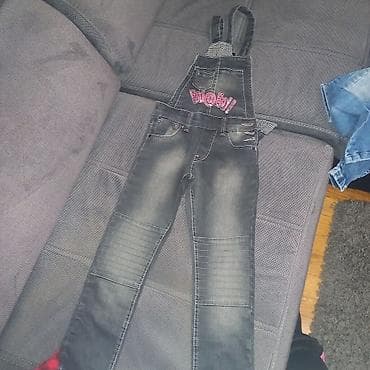 guess majice za decu: Dečiji teksas komplet – farmerke, tregerke i šorts - Plave uske — 2