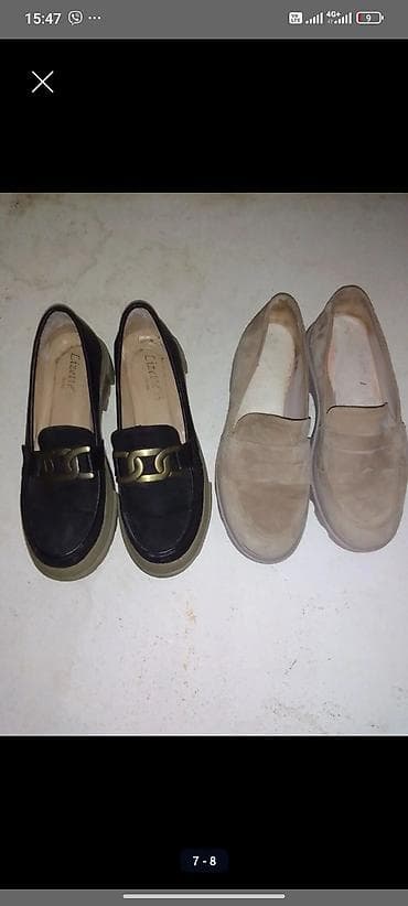 Ženske loafer cipele – 2 para - Model: klasični loaferi sa platformom