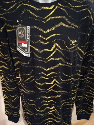 Suits: Sweatshirt, 3XL, 4XL, color - Black — 5