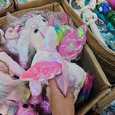 zimske pantalone za decu: Plišani jednorog koji peva i hoda Slatka plišana igračka koja peva i — 2