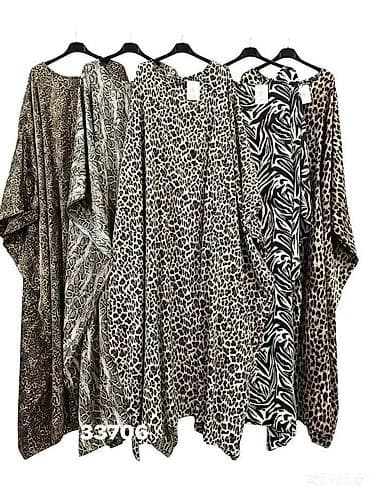 sirena haljina: Kaftan haljina sa animal printom – Emi Moda, Made in Italy. - Duga — 2