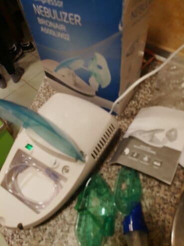 lidl masažer za celulit: Inhalator kompresorski Nebulizer dobar ispravan sa 2 maske. U svojoj — 1