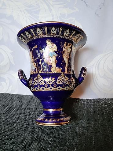 Other Home Decor: Cup,vaza 1960g+ nov grcki,porcelanski,rucno oslikan 24 kar.zlatom — 8