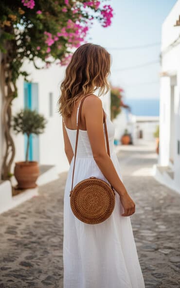 Torba za rame, Handmade, Materijal: Juta