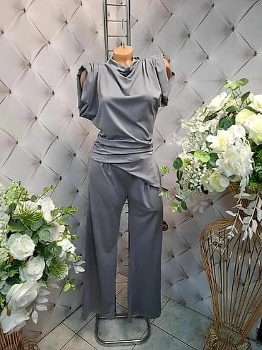 torbe oko struka: Elegantni ženski komplet sa pantalonama – više boja - Dvodijelni set — 1