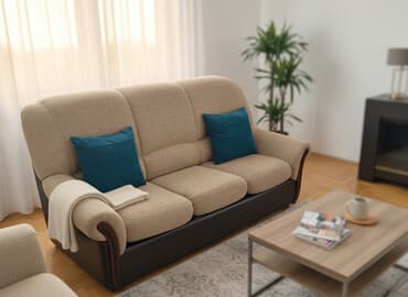 ugaone garniture cene: Trosed + dvosed, klasičan model sa visokim naslonom - Set se sastoji — 1