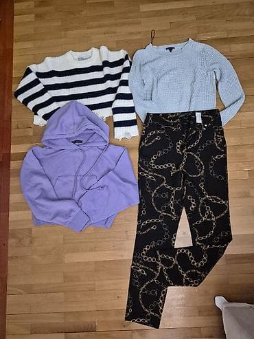 pantalone adidas: Bershka, S (EU 36), bоја - Šareno — 1