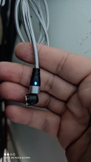 tesla tv na 12v: USLION 540 stepeni rotirajući magnetni kabl Micro USB tip C — 4