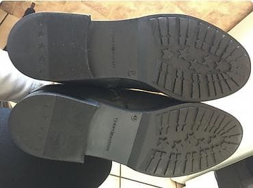 papuce sa platformom: Čizme, 41, bоја - Crna — 5