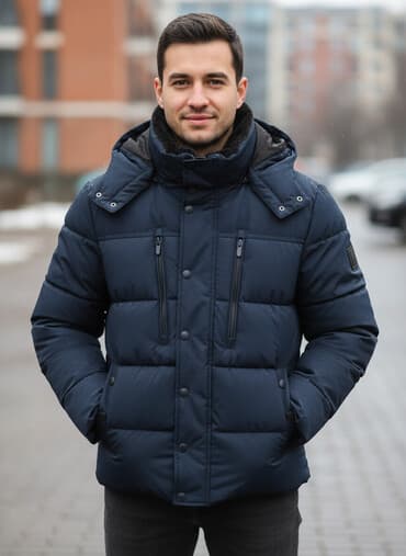 jakne pepko: Zimska jakna 2XL, bоја - Tamnoplava — 1