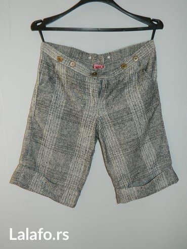 pantalone versace: S (EU 36), color - Grey, Plaid — 1