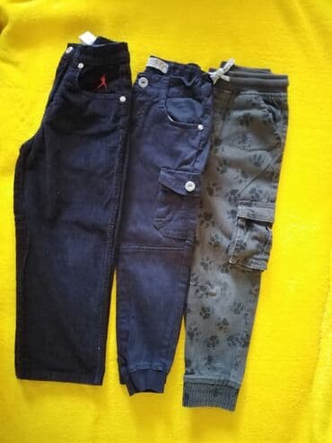 bunda 6 u 1: Cargo trousers, 110-116, color - Black — 1