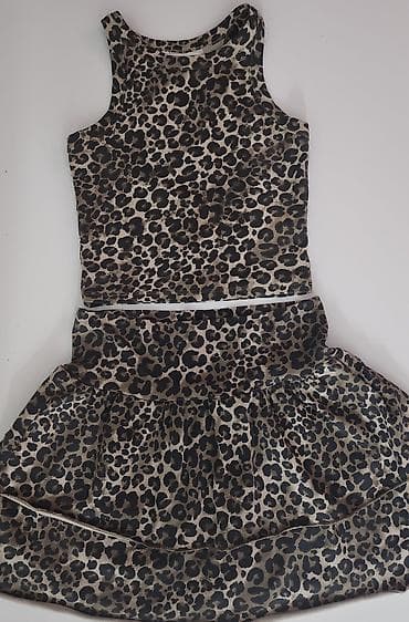 H&M dvodelni komplet za devojčice – leopard print - Komplet se