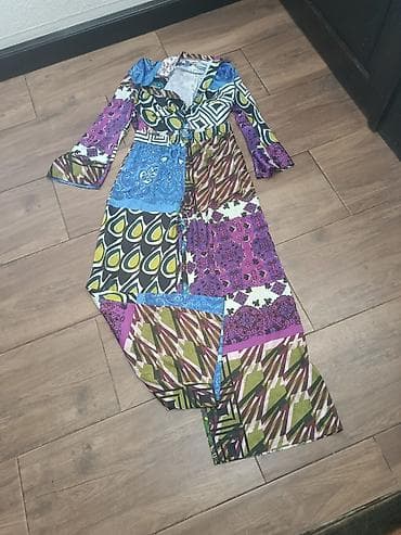 Zara kompleta sa patchwork printom - Model: duga maksi haljina na na lalafo.rs Zara kompleta sa patchwork printom - Model: duga maksi haljina na