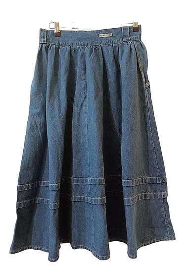 Suknje: Džins suknja “Miami Beach” – A-kroja, srednje dužine, od čvrstog denim — 1