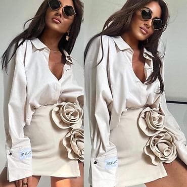 bluza s: 🔥Mini suknja s 3D cvetovima
✅2200 din — 3