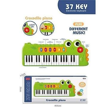 Krokodil sintisajzer – muzički instrument za decu Opis: - Zabavan