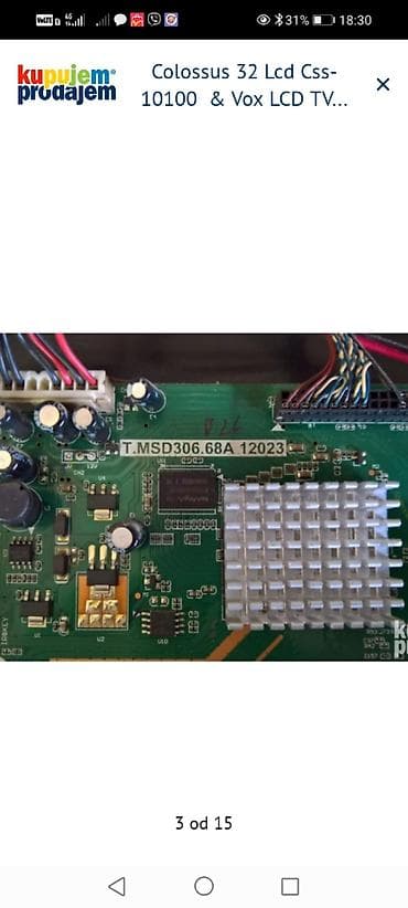 drzac za telefon za motor: Delovi za LCD televizore – Colossus 32" CSS-10100 i Vox LCD TV 3211 — 4