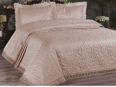 Dekorativni setovi sa cipkom -Prekrivač: 260*240cm -Jastučnice na lalafo.rs Dekorativni setovi sa cipkom -Prekrivač: 260*240cm -Jastučnice