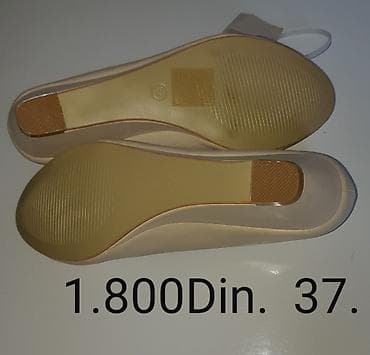 perla salonke: Bež salonke na punu petu - Veličina: 37 - Cena: 1.800 din - Dizajn — 6