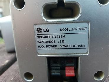 IPod i MP3-plejeri: Lg t6340=2 sat. x 50w; 6 oma.
fixno 1700d — 2