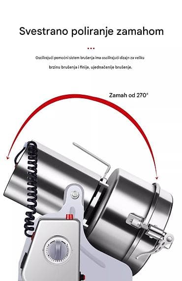 bauer home appliances: Industrijski mlin za prah – 1000 g kapacitet - Visokoefikasna mašina — 8