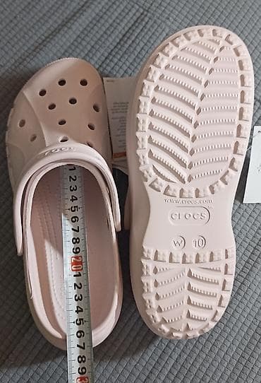 zara papuče: Crocs Baya Platform Clog – bež klompe sa platformom 41/42-W10 cena — 7