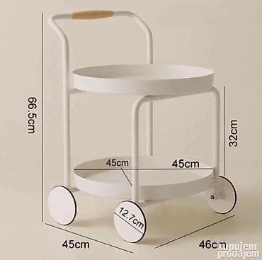 masaza kula: Dvoslojna pokretna kolica za odlaganje – Lunar Rover Storage Rack - — 2