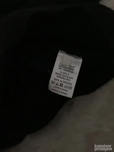 Sweaters: Original CAMPER dzemper L NOV 100% cotton Crna boja Ramena 5Ocm — 4