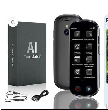 drzac za tablet: AI džepni prevodilac – višefunkcioni uređaj za govor i tekst Ključne — 1