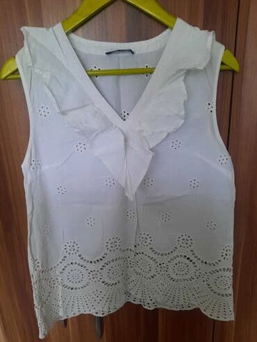 h m mokasine: M (EU 38), Cotton, Single-colored, color - White — 1