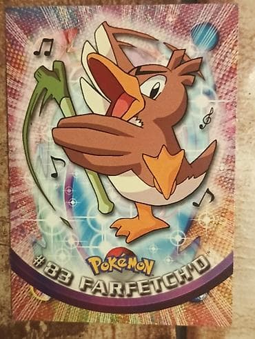 victoria harmonika: Pokemon kolekcionarska kartica – Farfetch’d (#83) - Izdavač: Topps - — 1