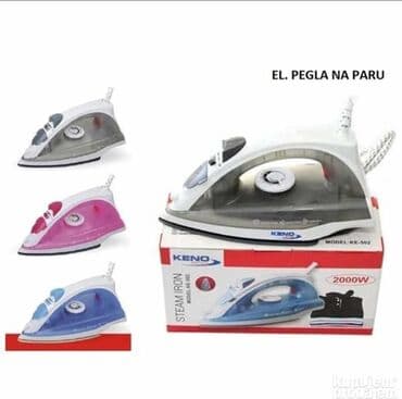 bežična pegla na paru: Pegla za ves cena 1800 Pegla Keno KE-502 Samo 2200 dinara. Garancija — 1