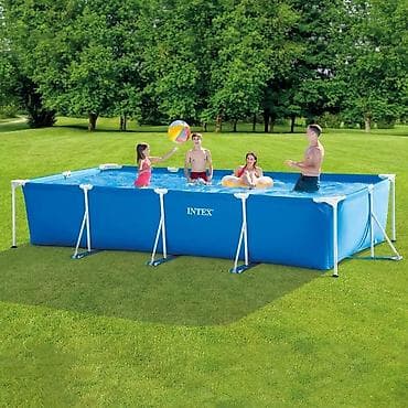 stubne busilice polovne cena: Intex bazen Rectangular Frame 450x220x84 cm – plava boja Pravougaoni — 2