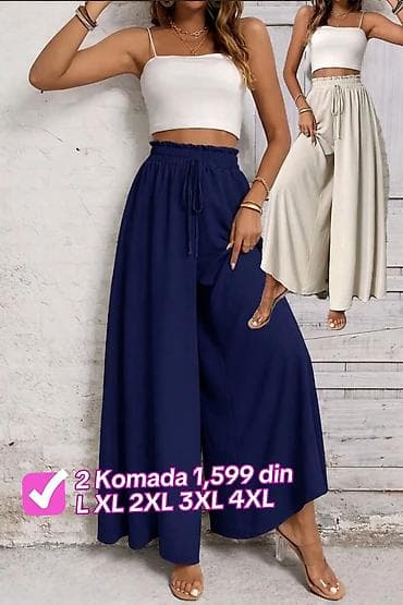 nike tech fleece pantalone: Ženske široke pantalone sa visokim strukom - Kroj: veoma široke — 3