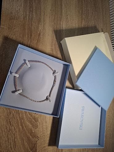 van cleef ogrlica cena: Original Swarovski Matrix Tennis ogrlica sa nežno roze (pink) — 3