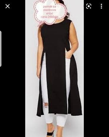 Tunika na dva slica sa elastinom Crna,roza,pink,ciklama,tamno