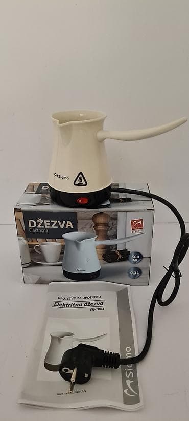 Donji delovi trenerke: Električna džezva Sigma SK-1003 - Snaga: 500 W - Zapremina: 0,3 l — 10