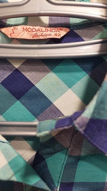 sorc m: Ženska karirana košulja – MODALINDA Fashion, veličina 42. - Kroj — 3