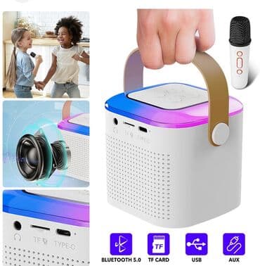 iznajmljivanje zvucnika novi sad: Karaoke Bluetooth Rgb Prenosni Zvucnik Karaoke mašina ima odličan — 1